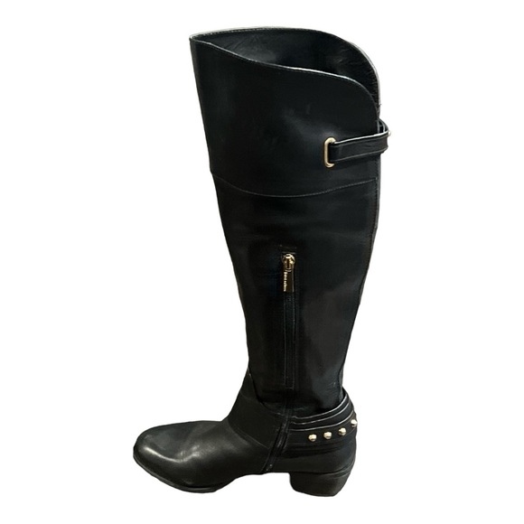 Vince Camuto Black Smooth Calf Black Boots Size 6.5. - Picture 6 of 8